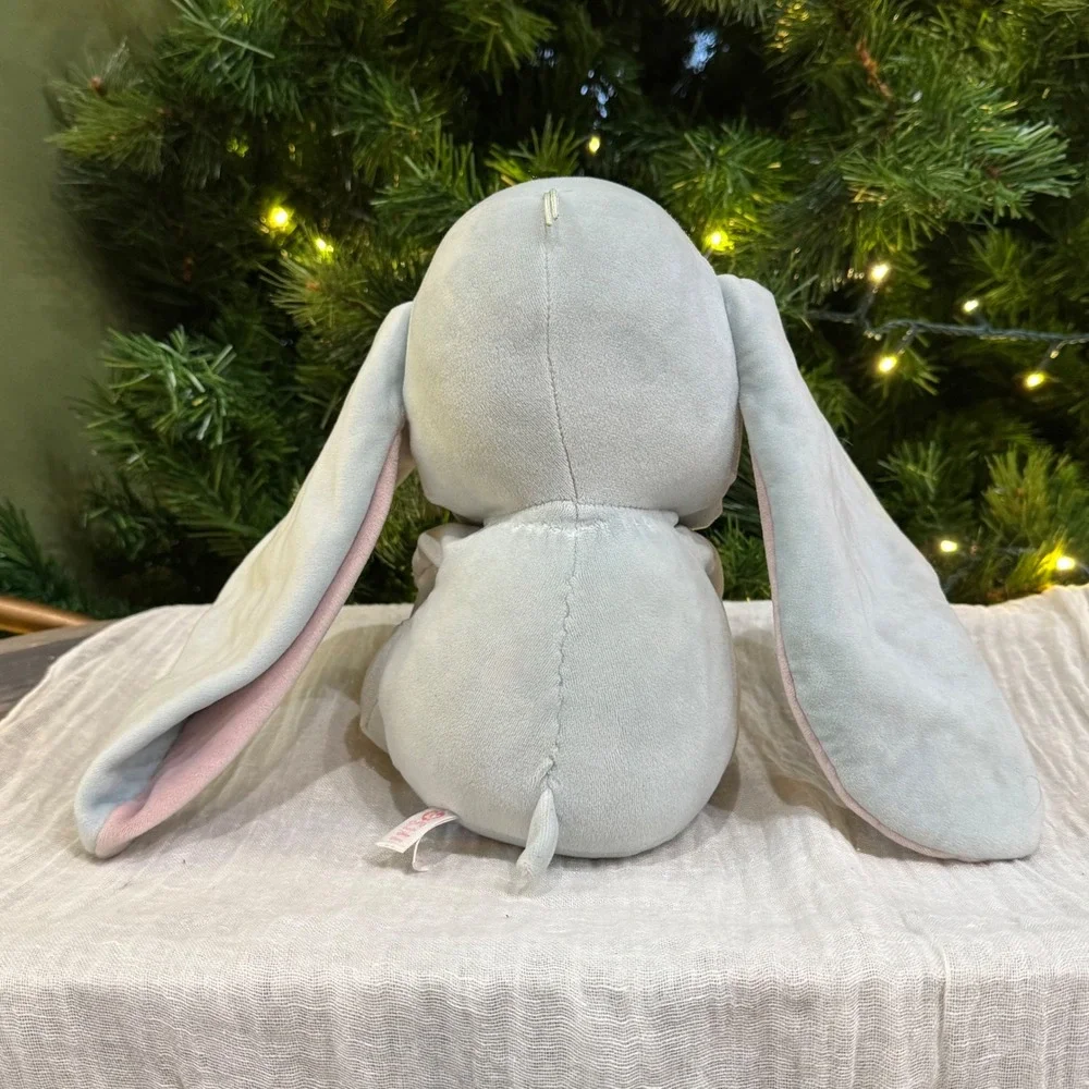 Ty Sparkle Dumbo Plush‎ Toy Disney Elephant Gray Pink Ears Stuffed Animal